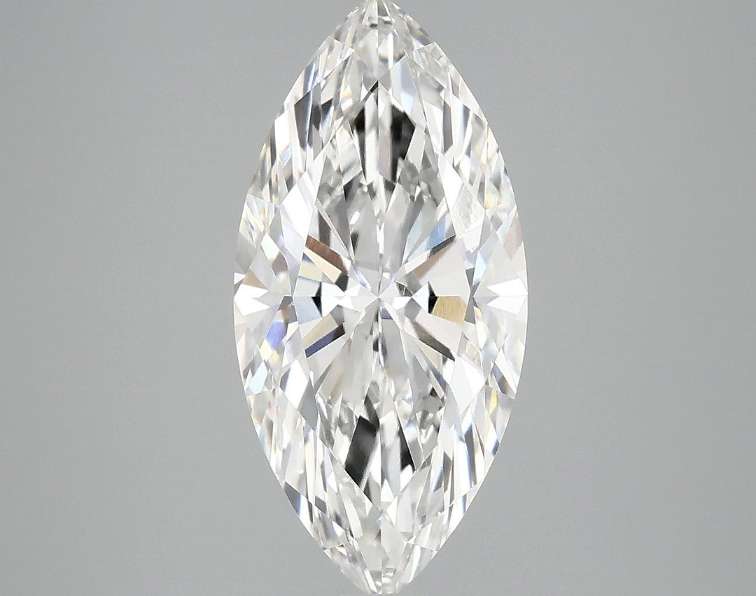 3.03 Carat Marquise Shaped Excellent Cut VVS2 IGI Certified Lab Grown Diamond