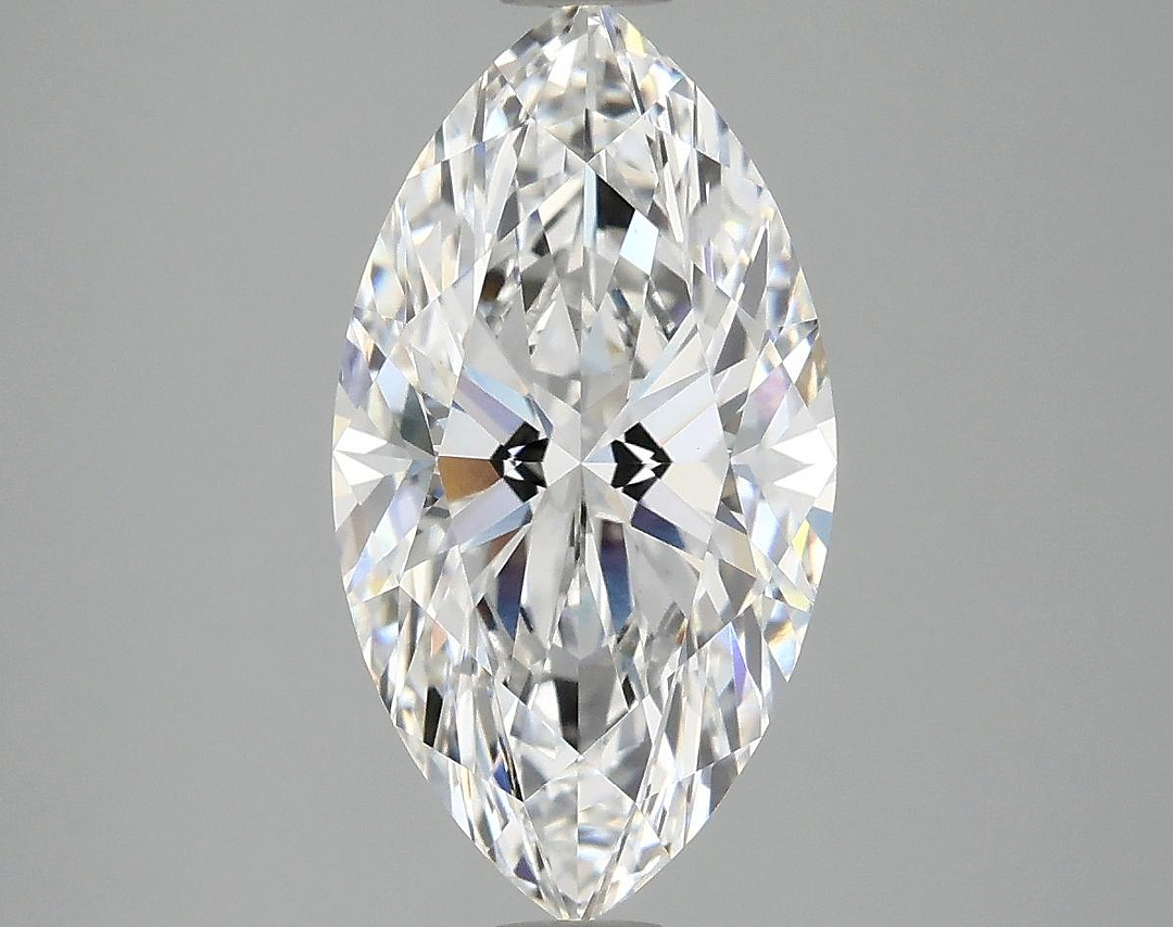 3.06 Carat Marquise Shaped Excellent Cut VVS2 IGI Certified Lab Grown Diamond