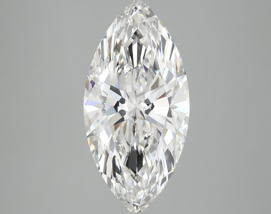 3.09 Carat Marquise Shaped Excellent Cut VVS2 IGI Certified Lab Grown Diamond