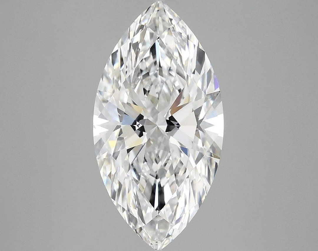 3.08 Carat Marquise Shaped Ideal Cut VVS2 IGI Certified Lab Grown Diamond