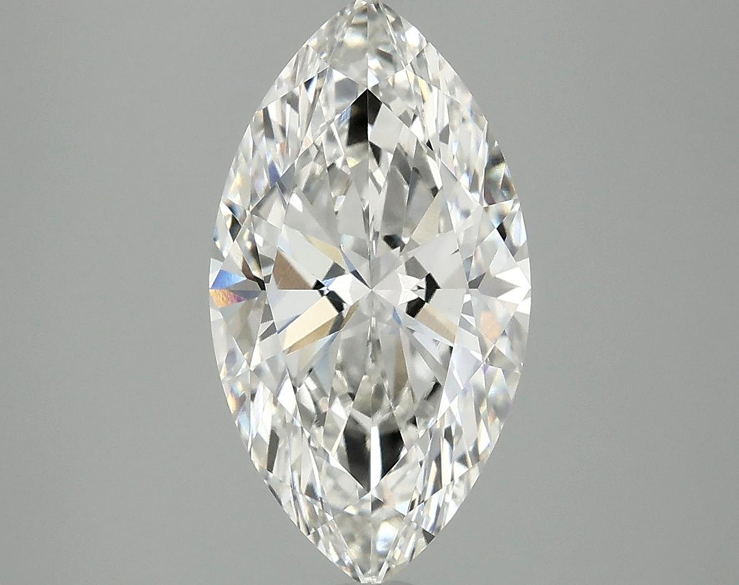 3.08 Carat Marquise Shaped Excellent Cut VVS2 IGI Certified Lab Grown Diamond