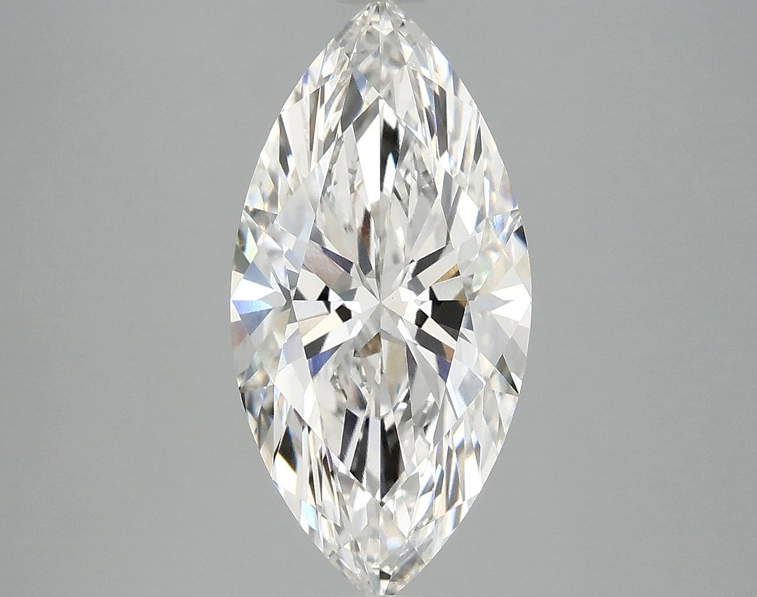 3.08 Carat Marquise Shaped Ideal Cut VVS2 IGI Certified Lab Grown Diamond