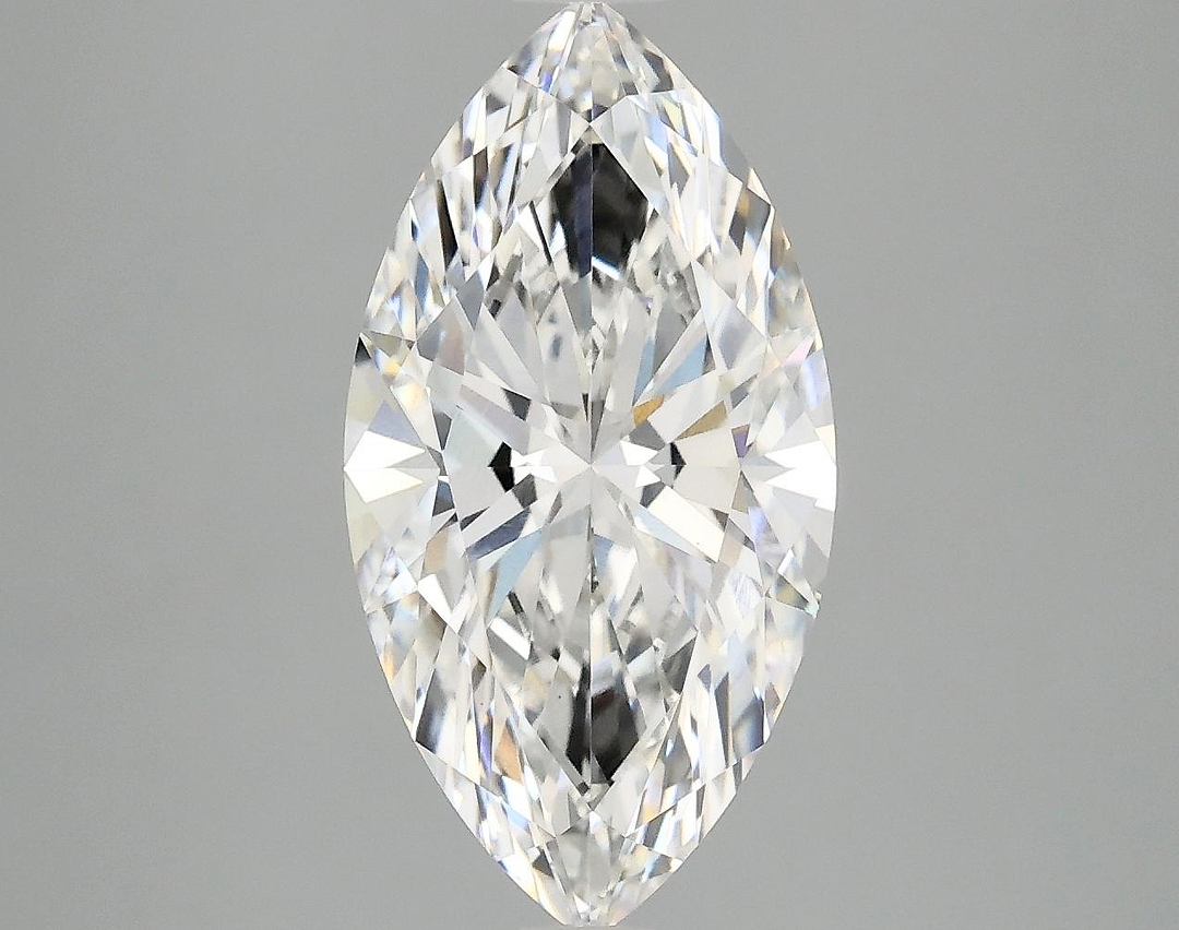 3.09 Carat Marquise Shaped Ideal Cut VVS2 IGI Certified Lab Grown Diamond