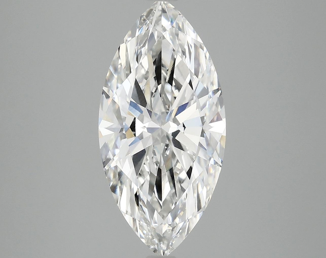 3.02 Carat Marquise Shaped Ideal Cut VVS2 IGI Certified Lab Grown Diamond