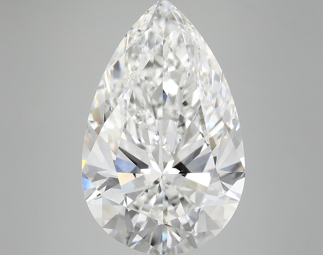 10.1 Carat Pear Shaped Ideal Cut VVS2 IGI Certified Lab Grown Diamond