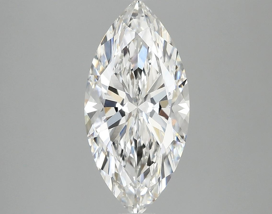 2.02 Carat Marquise Shaped Excellent Cut VVS2 IGI Certified Lab Grown Diamond