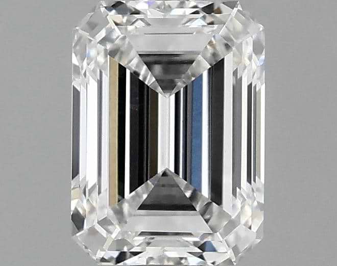 1.1 Carat Emerald Shaped Excellent Cut VS1 IGI Certified Lab Grown Diamond