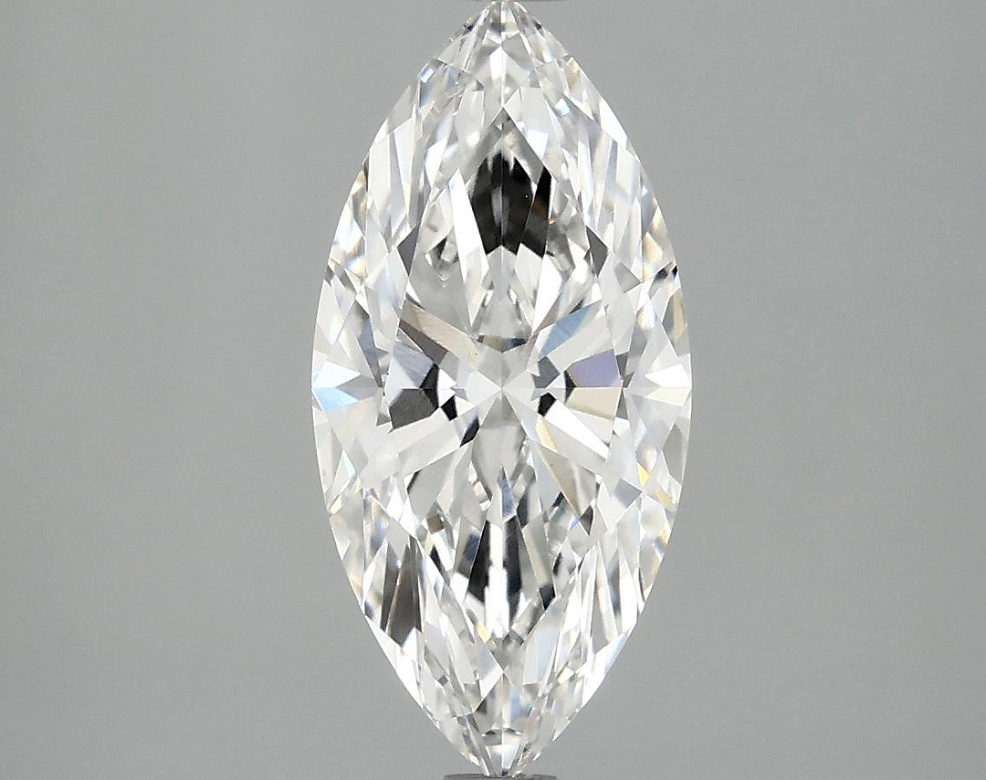 2.05 Carat Marquise Shaped Excellent Cut VVS2 IGI Certified Lab Grown Diamond