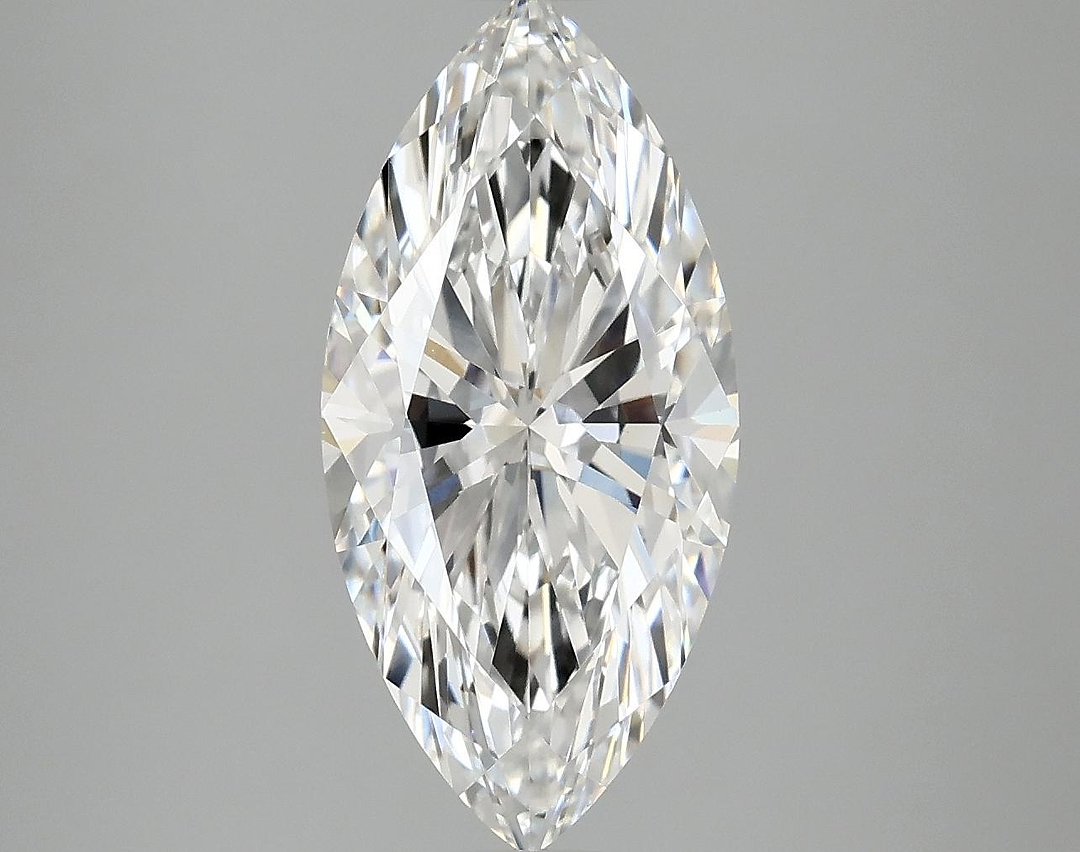 3.08 Carat Marquise Shaped Excellent Cut VVS2 IGI Certified Lab Grown Diamond