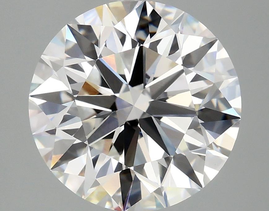 4.05 Carat Round Shaped Excellent Cut VVS2 IGI Certified Lab Grown Diamond