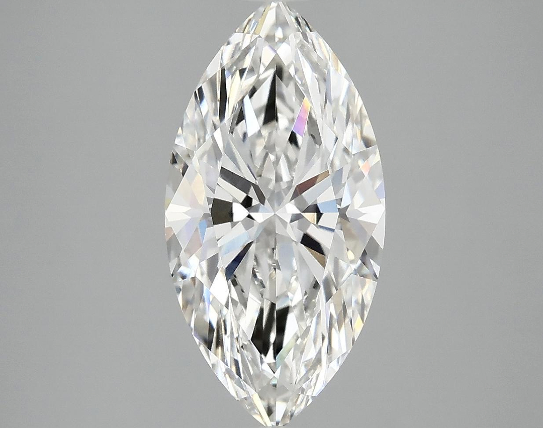 3.07 Carat Marquise Shaped Ideal Cut VVS2 IGI Certified Lab Grown Diamond