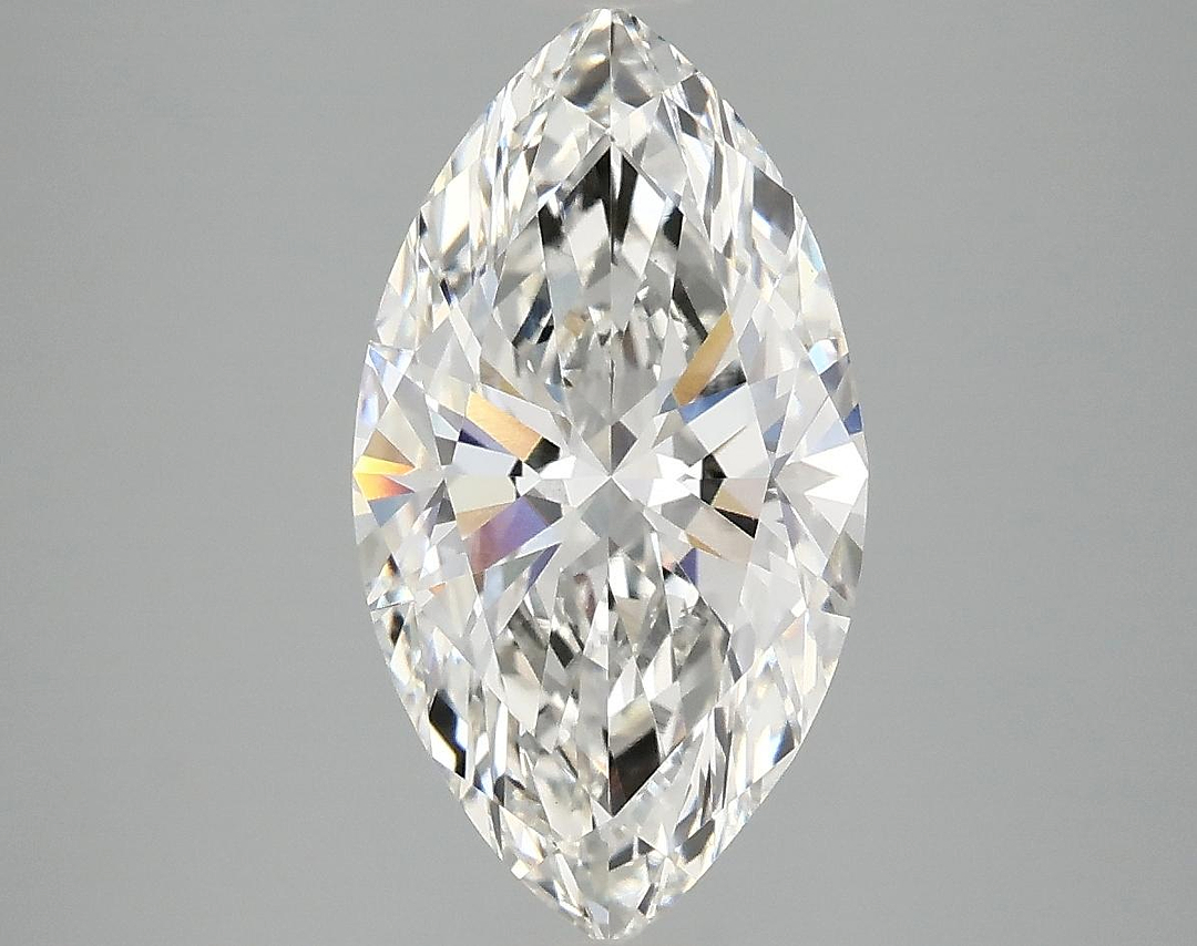 2.97 Carat Marquise Shaped Excellent Cut VVS2 IGI Certified Lab Grown Diamond