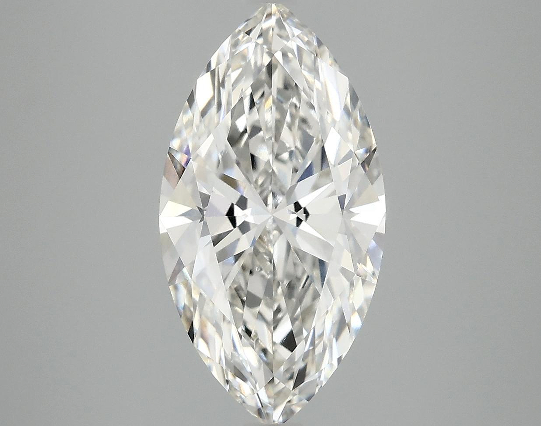 3.04 Carat Marquise Shaped Excellent Cut VVS2 IGI Certified Lab Grown Diamond