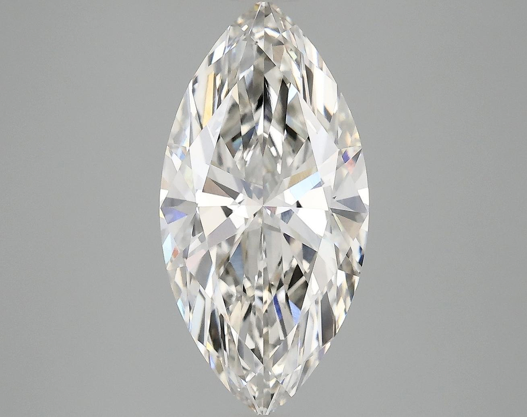 3.02 Carat Marquise Shaped Ideal Cut VVS2 IGI Certified Lab Grown Diamond