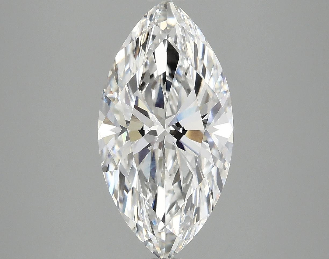 3.08 Carat Marquise Shaped Ideal Cut VVS2 IGI Certified Lab Grown Diamond