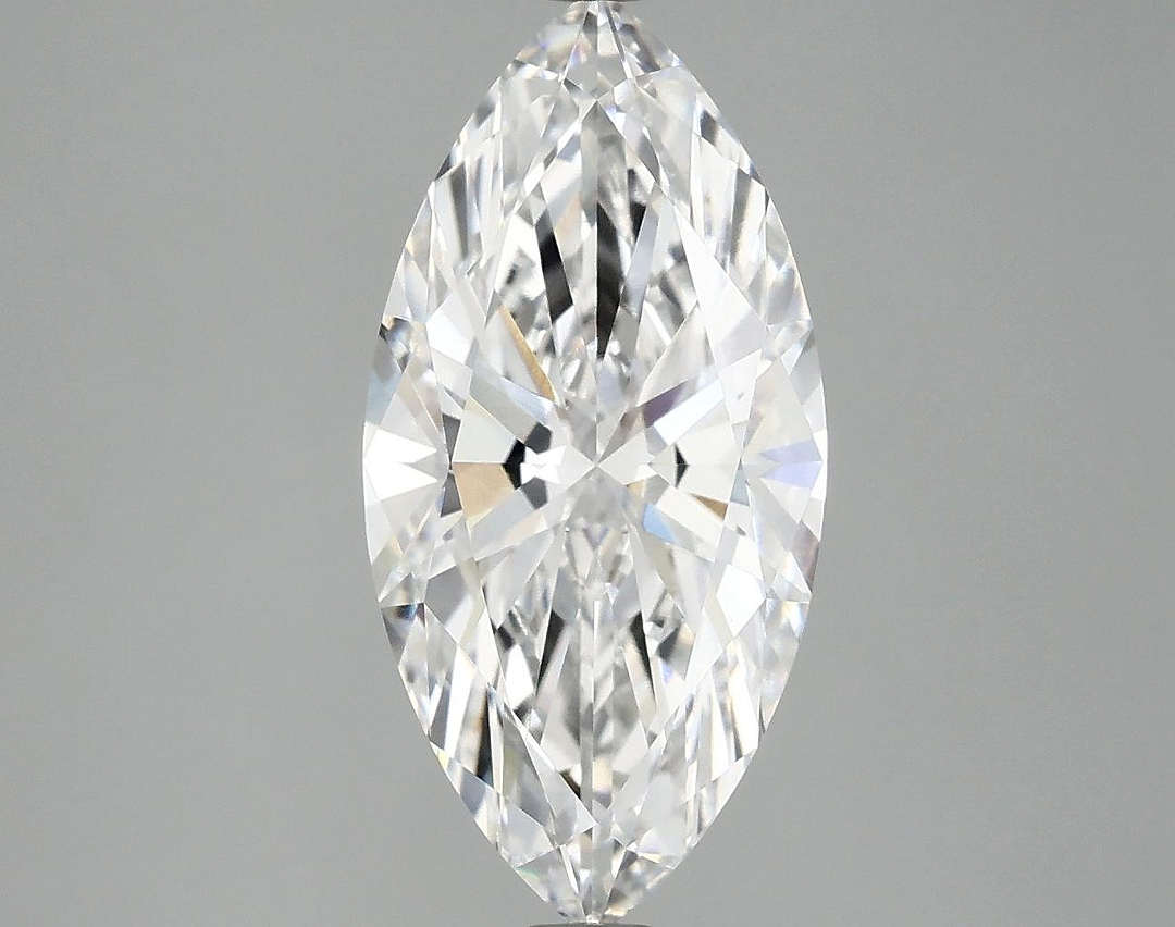 3.02 Carat Marquise Shaped Ideal Cut VVS2 IGI Certified Lab Grown Diamond