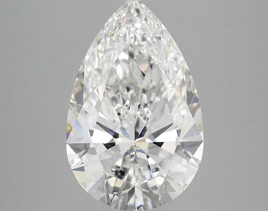3.04 Carat Pear Shaped Ideal Cut VVS2 IGI Certified Lab Grown Diamond