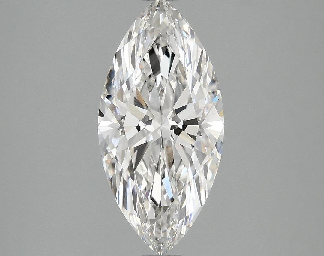 2.05 Carat Marquise Shaped Excellent Cut VVS2 IGI Certified Lab Grown Diamond