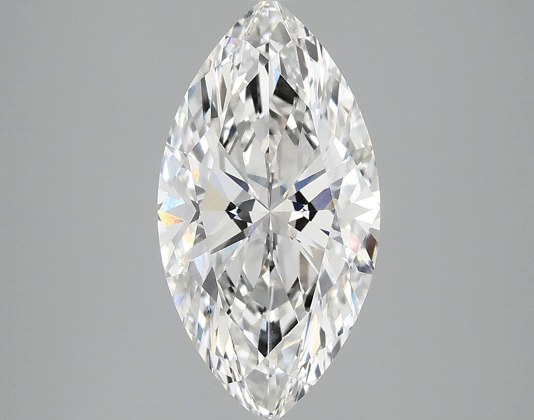 3.1 Carat Marquise Shaped Ideal Cut VVS2 IGI Certified Lab Grown Diamond