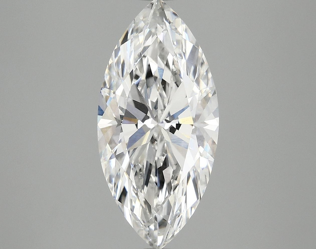 2.98 Carat Marquise Shaped Excellent Cut VVS2 IGI Certified Lab Grown Diamond