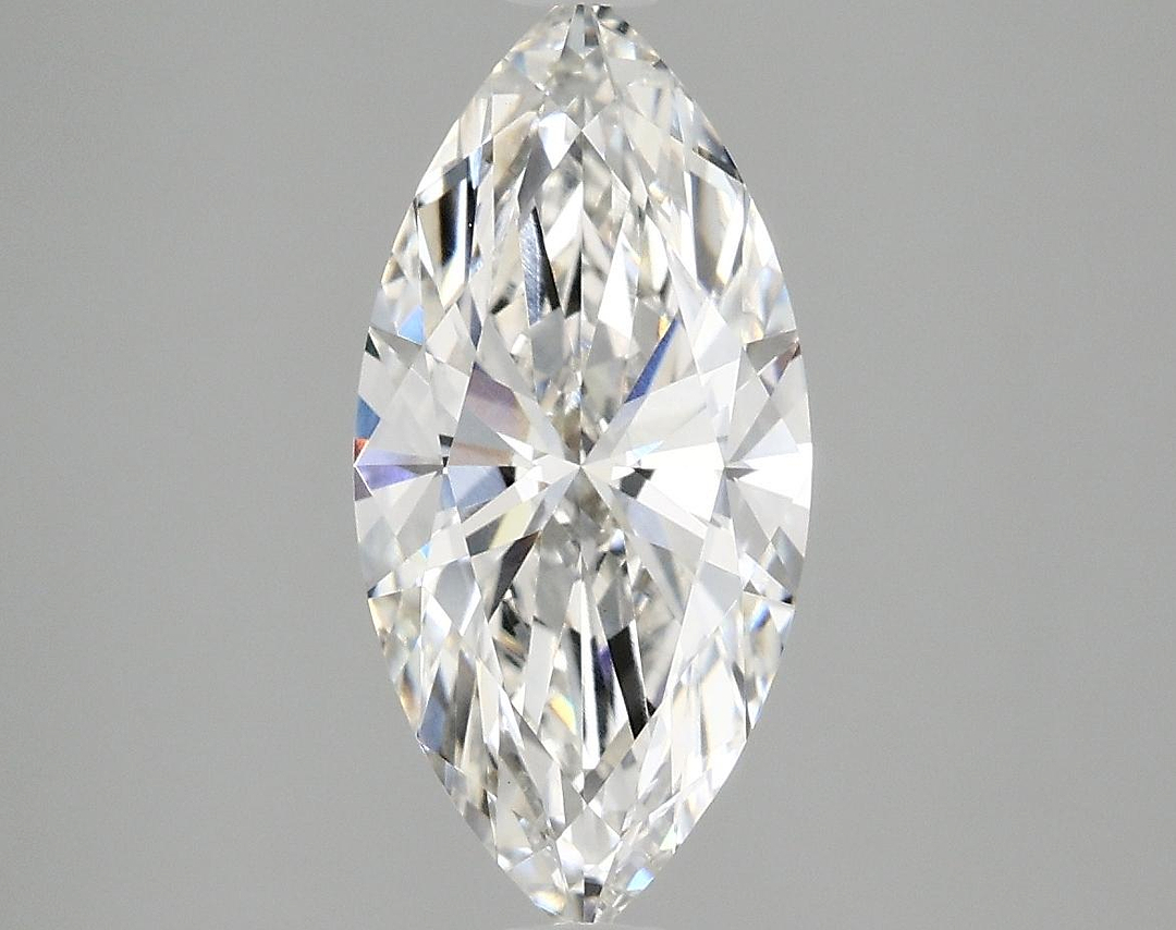 2.05 Carat Marquise Shaped Excellent Cut VVS2 IGI Certified Lab Grown Diamond