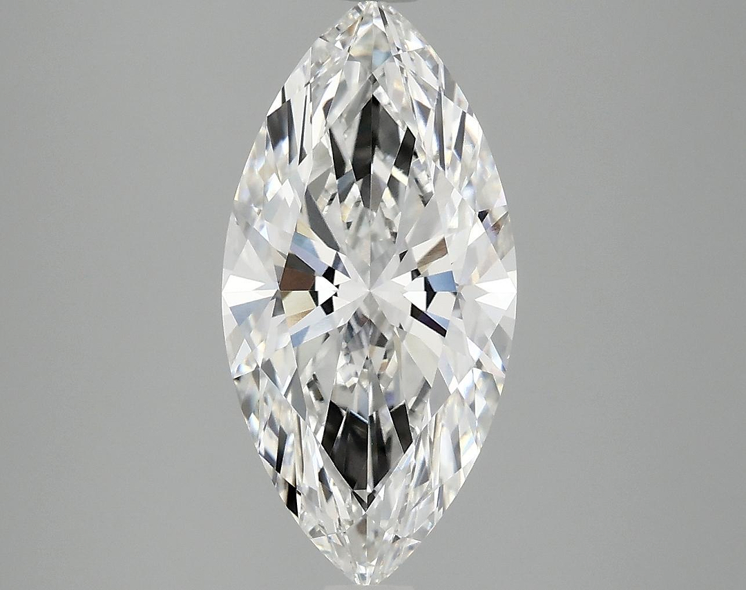 3.09 Carat Marquise Shaped Ideal Cut VVS2 IGI Certified Lab Grown Diamond