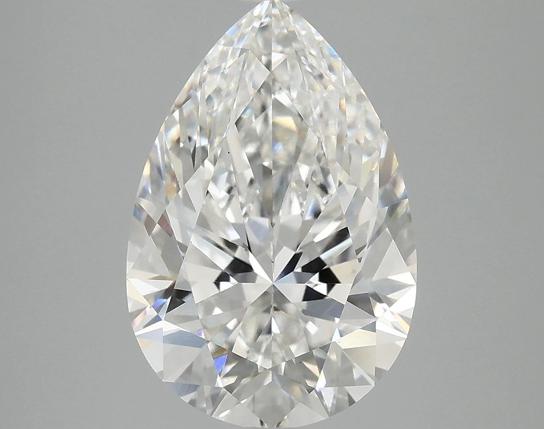 4.08 Carat Pear Shaped Excellent Cut VS1 IGI Certified Lab Grown Diamond