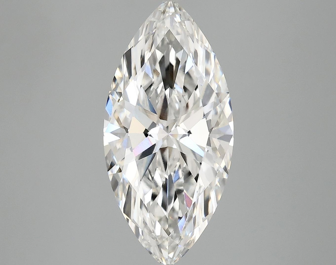3.02 Carat Marquise Shaped Excellent Cut VVS2 IGI Certified Lab Grown Diamond