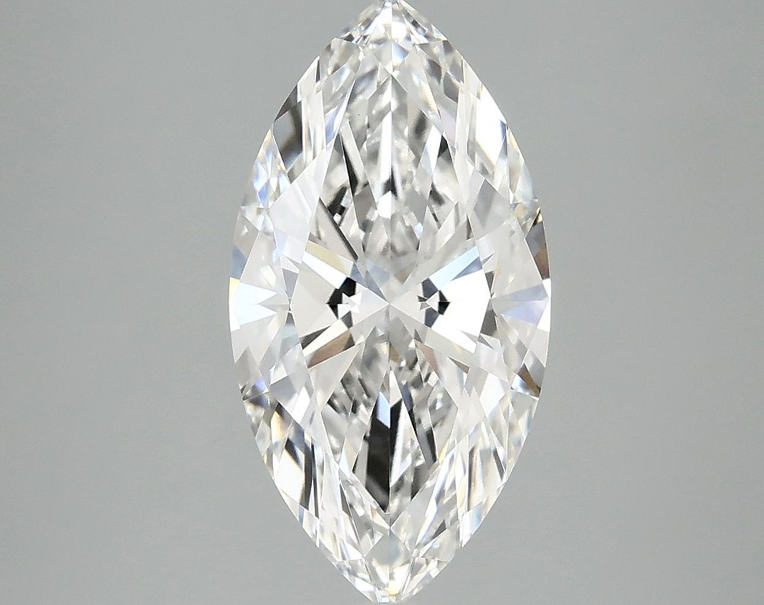 3.01 Carat Marquise Shaped Ideal Cut VVS2 IGI Certified Lab Grown Diamond