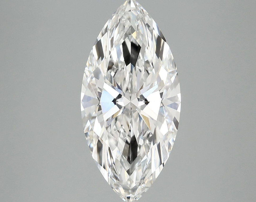3.05 Carat Marquise Shaped Excellent Cut VVS2 IGI Certified Lab Grown Diamond