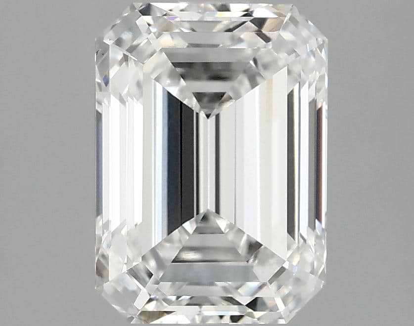 2.55 Carat Emerald Shaped Excellent Cut VS1 IGI Certified Lab Grown Diamond
