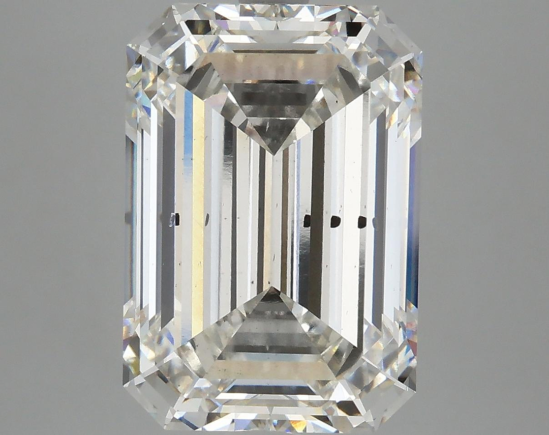 7.27 Carat Emerald Shaped Ideal Cut SI1 IGI Certified Lab Grown Diamond