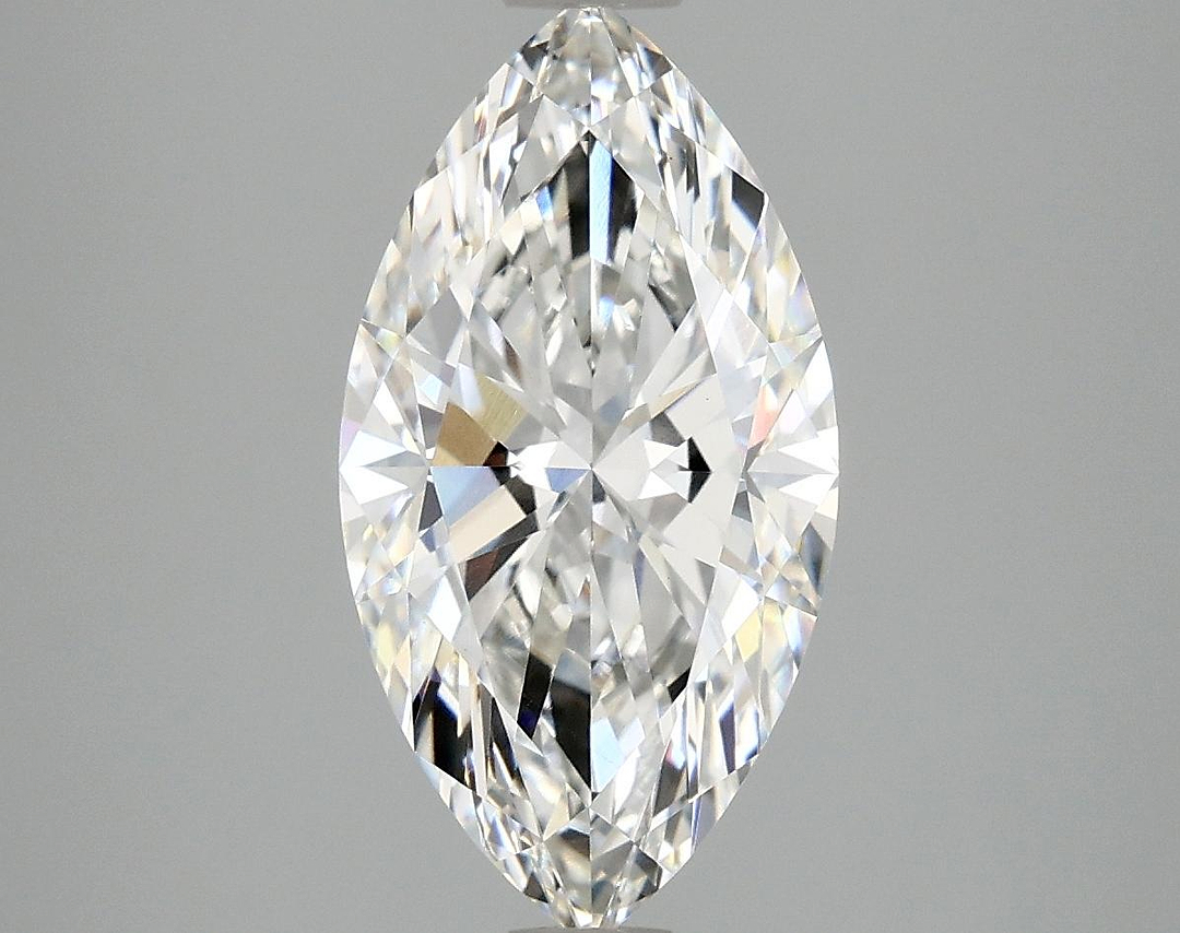 2.86 Carat Marquise Shaped Excellent Cut VVS2 IGI Certified Lab Grown Diamond