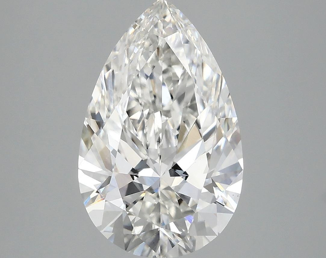 3.09 Carat Pear Shaped Ideal Cut VS1 IGI Certified Lab Grown Diamond