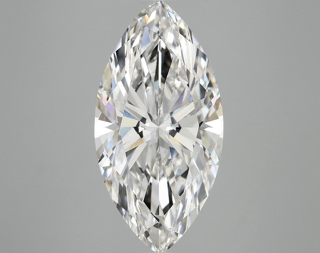 5.0 Carat Marquise Shaped Ideal Cut VVS2 GSI Certified Lab Grown Diamond