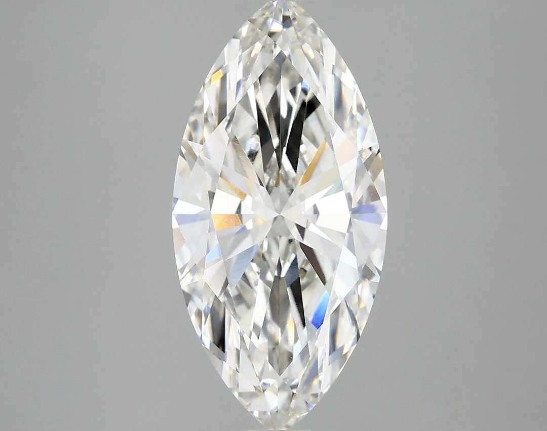 2.97 Carat Marquise Shaped Excellent Cut VVS2 IGI Certified Lab Grown Diamond