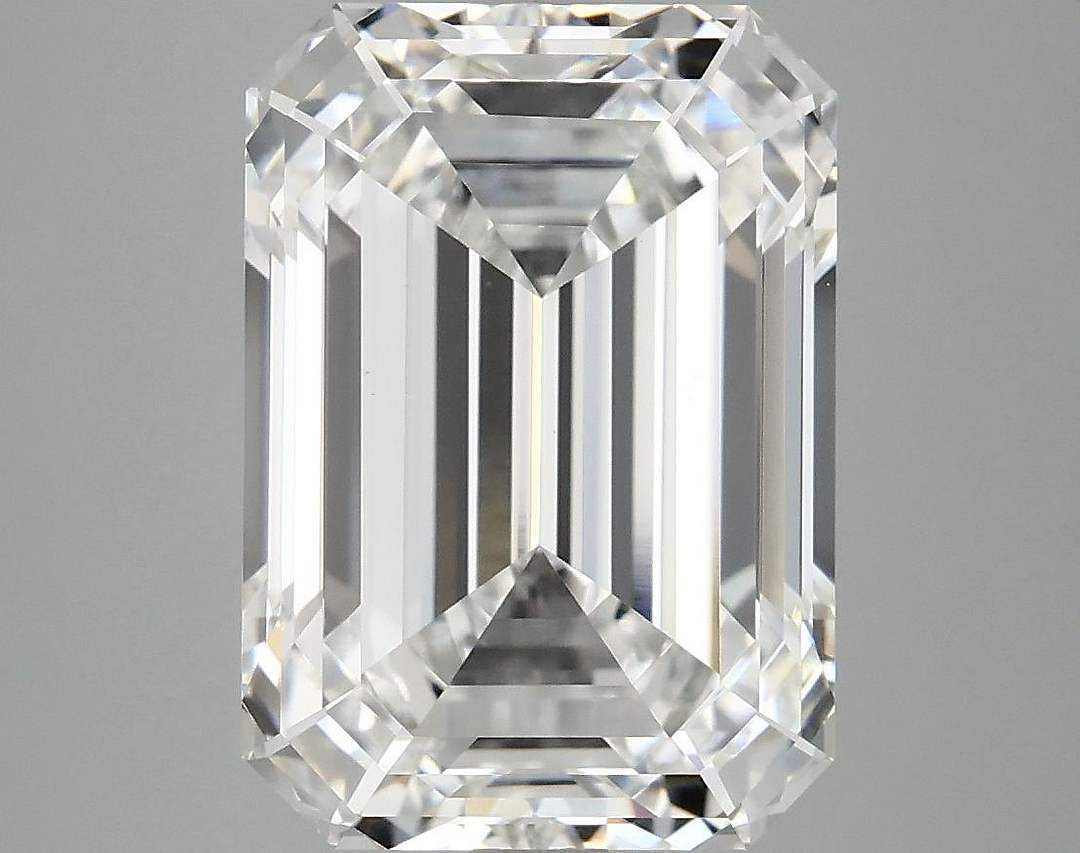 7.09 Carat Emerald Shaped Ideal Cut VVS2 IGI Certified Lab Grown Diamond