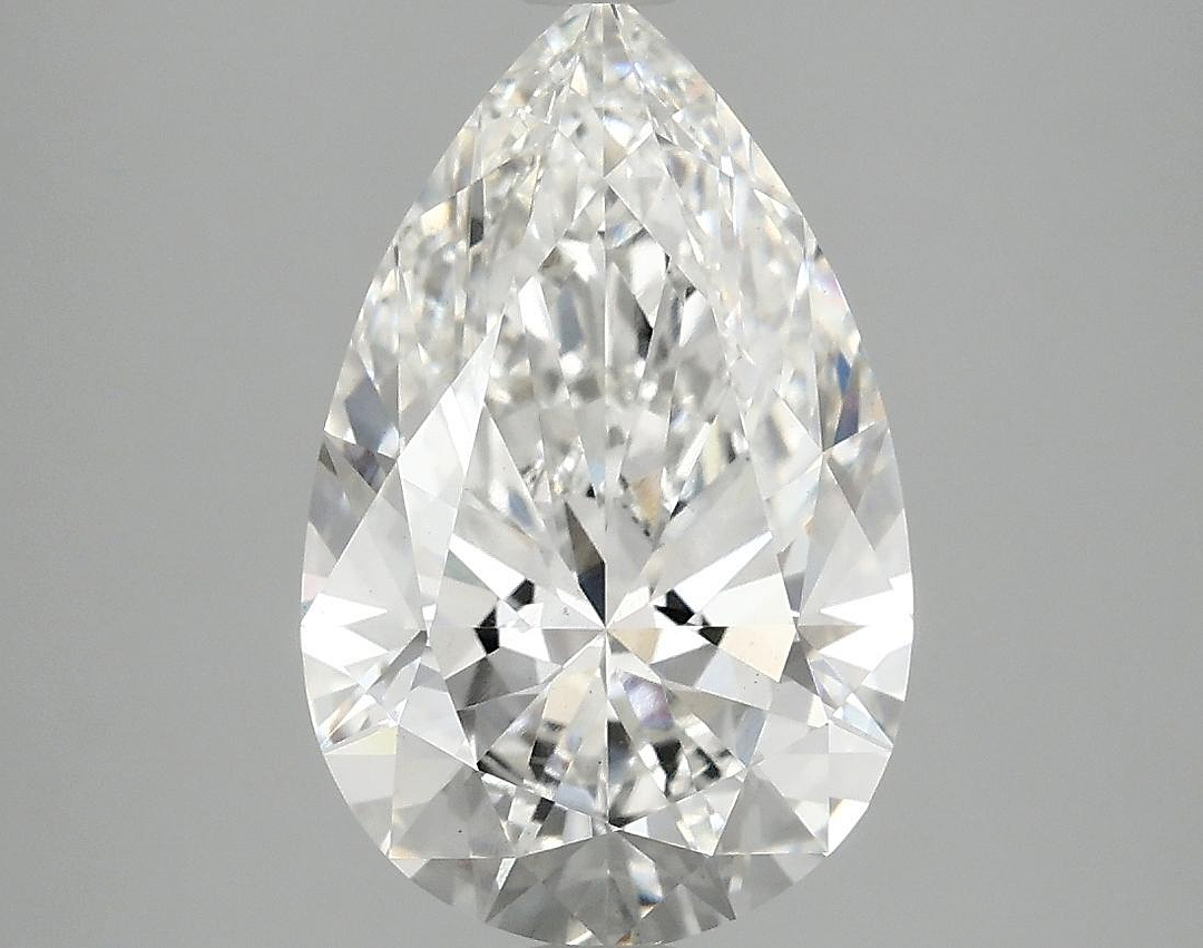 3.09 Carat Pear Shaped Ideal Cut VS2 IGI Certified Lab Grown Diamond