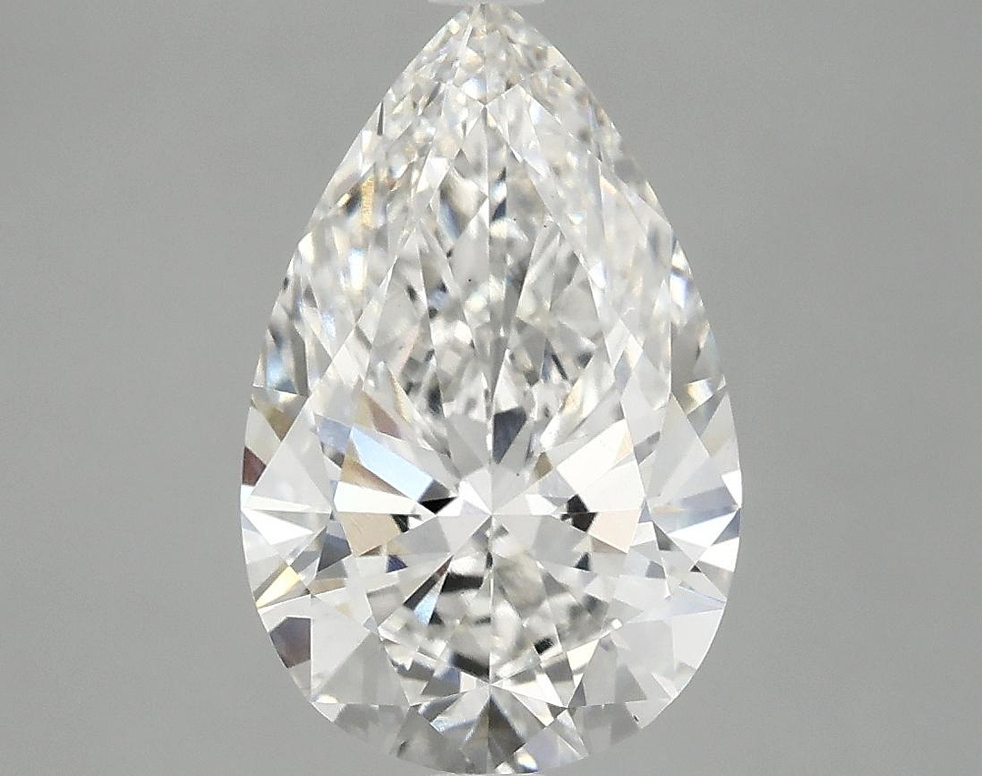3.09 Carat Pear Shaped Ideal Cut VS1 IGI Certified Lab Grown Diamond