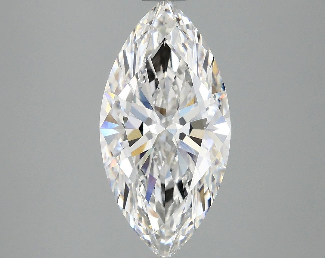3.08 Carat Marquise Shaped Ideal Cut VVS2 IGI Certified Lab Grown Diamond