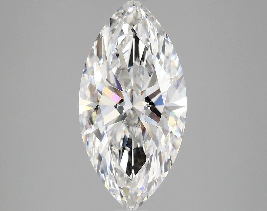 3.01 Carat Marquise Shaped Ideal Cut VVS2 IGI Certified Lab Grown Diamond
