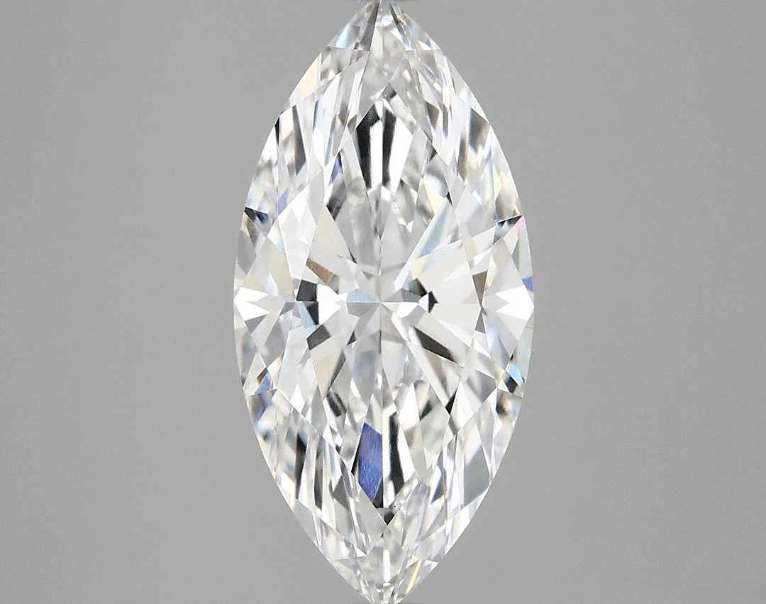 3.09 Carat Marquise Shaped Excellent Cut VVS2 IGI Certified Lab Grown Diamond