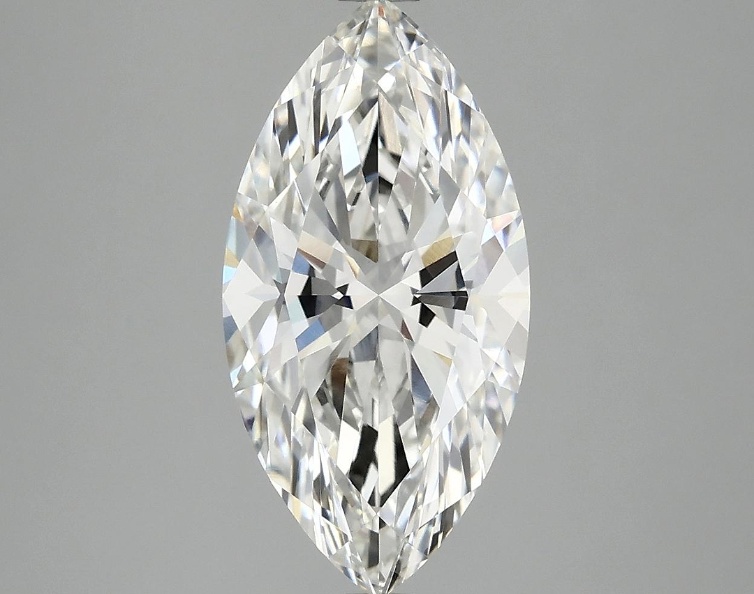 3.05 Carat Marquise Shaped Ideal Cut VVS2 IGI Certified Lab Grown Diamond