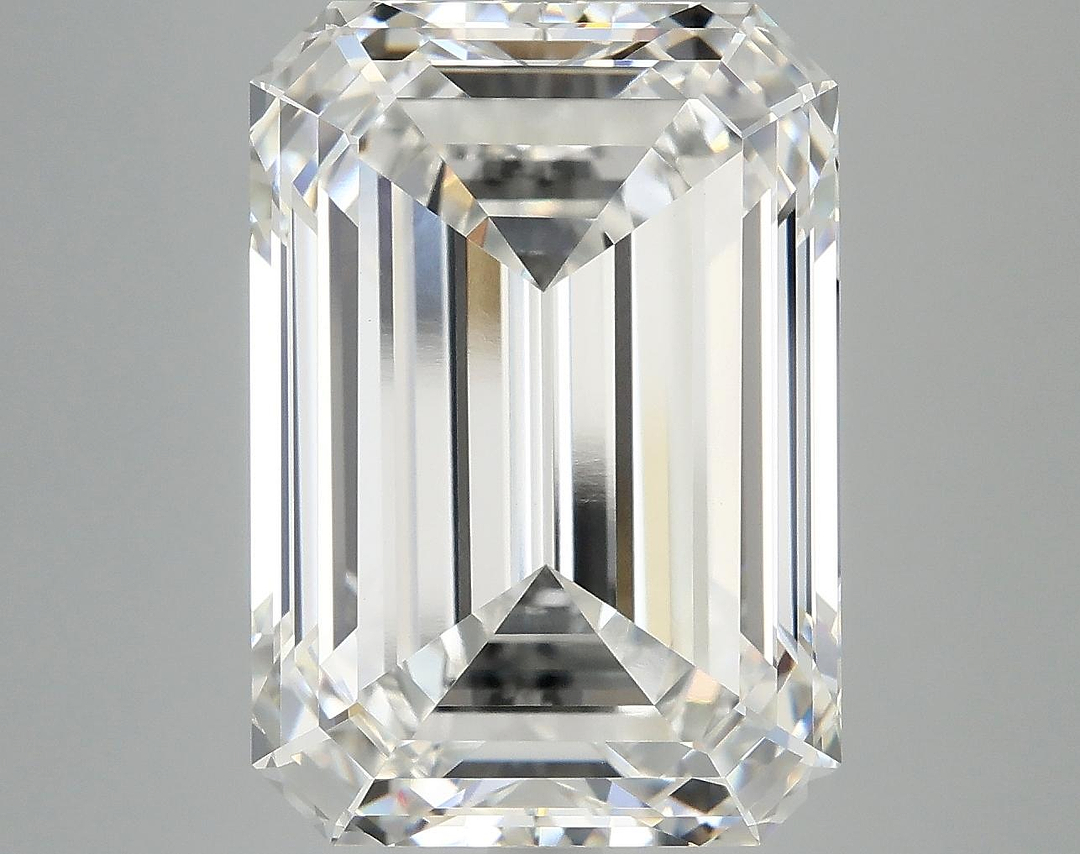 10.44 Carat Emerald Shaped Ideal Cut VVS2 IGI Certified Lab Grown Diamond