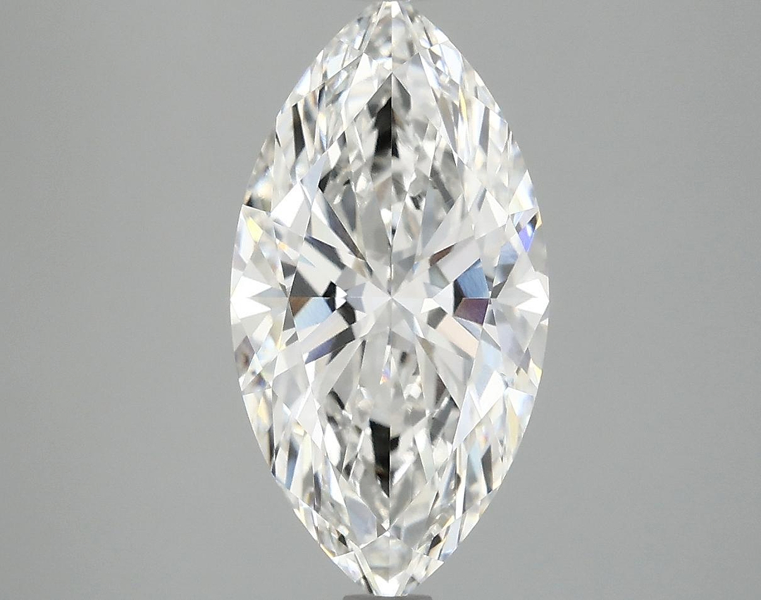 3.04 Carat Marquise Shaped Ideal Cut VVS2 IGI Certified Lab Grown Diamond