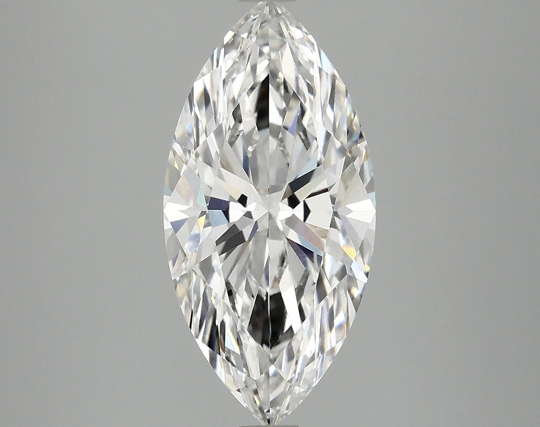 3.09 Carat Marquise Shaped Ideal Cut VVS2 IGI Certified Lab Grown Diamond
