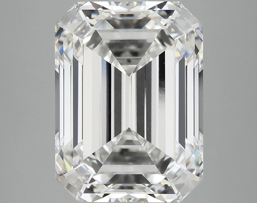 7.18 Carat Emerald Shaped Excellent Cut VVS2 IGI Certified Lab Grown Diamond