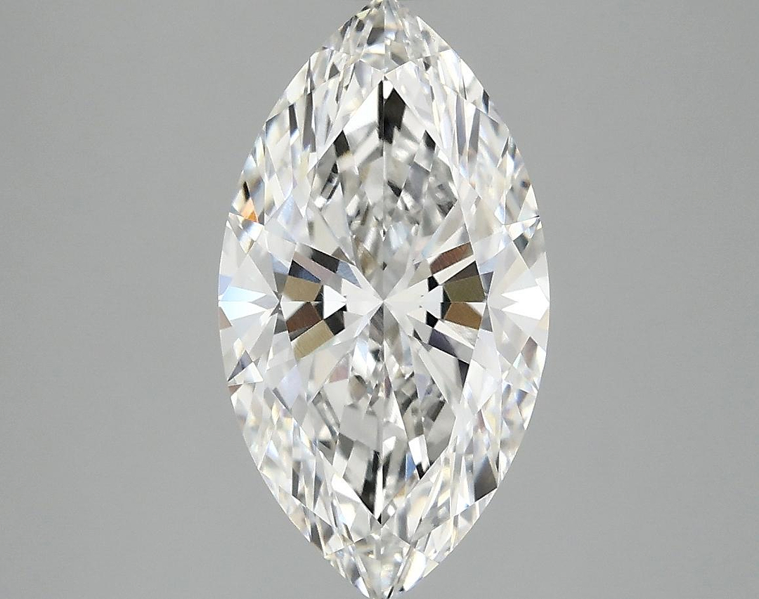 2.8 Carat Marquise Shaped Excellent Cut VVS2 IGI Certified Lab Grown Diamond