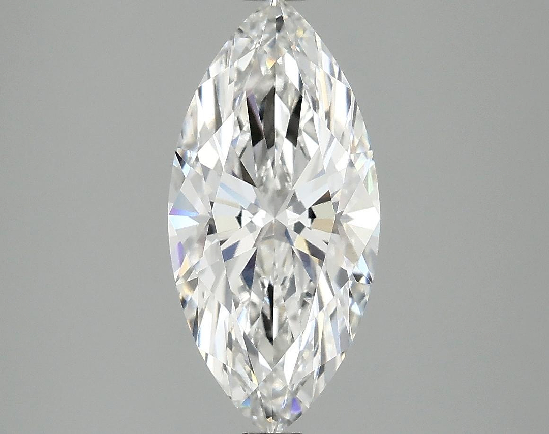 2.07 Carat Marquise Shaped Excellent Cut VVS2 IGI Certified Lab Grown Diamond