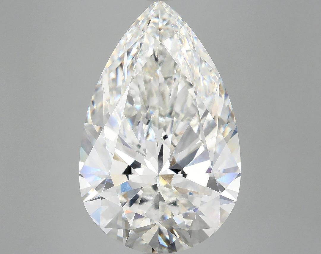 10.11 Carat Pear Shaped Ideal Cut VVS2 IGI Certified Lab Grown Diamond